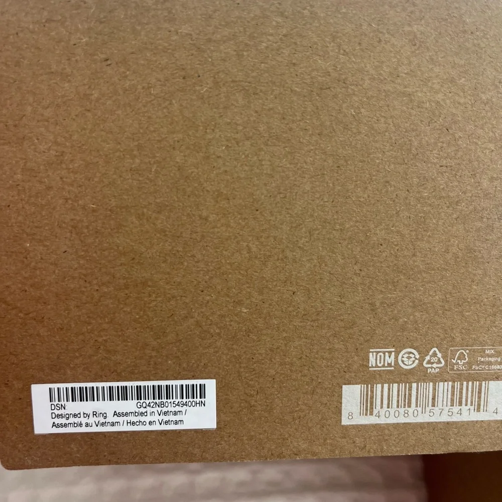 Ring Brown Kraft Packaging with White Logo 2x